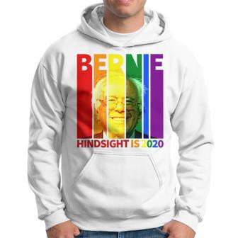 Bernie Sanders Gay Pride Hindsight Is 2020 Lgbt Hoodie | Mazezy
