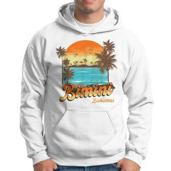 Bimini Bahamas Beach Summer Vacation Palm Sunset Bahamas Funny Gifts Hoodie | Mazezy