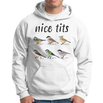 Bird Watching Funny Nice Tits Gift For Birding Bird Watching Funny Gifts Hoodie | Mazezy