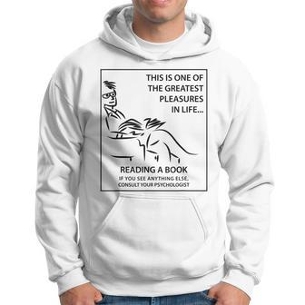 Book Reader Reading | Optical Illusion Blow Job Hoodie | Mazezy