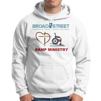Broad Street Church Of Christ Ramp Ministry Short-Sleeve Hoodie | Mazezy