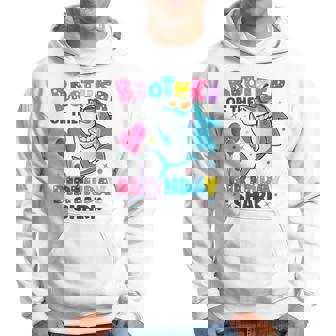 Brother Of The Shark Birthday Big Bro Matching Family Hoodie - Thegiftio UK