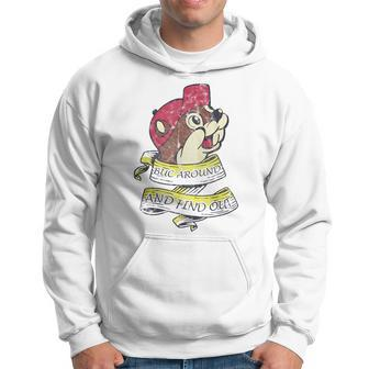 Buc Around And Find Out Funny Squirrel Hoodie | Mazezy