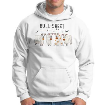 Bull Sheet Ghost Cow Halloween This Is Bull Sheet Hoodie - Seseable