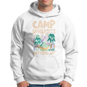 Camping Bridal Party Camp Bachelorette Getting Lit Hoodie - Monsterry