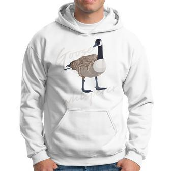 Canadian Goose Whisperer Funny Cute Bird Hunter Gift Animal Hoodie | Mazezy