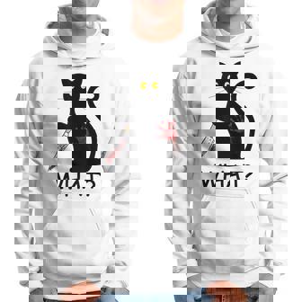 What Cat Murder With Knife Horror Cat Halloween Halloween Hoodie | Mazezy