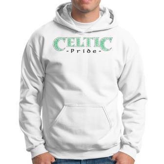Celtic Pride - Irish Scottish Design Green And Black Hoodie | Mazezy