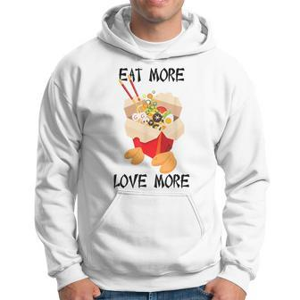Chinese Takeout - Eat More Love More - Fortune Cookies Hoodie - Thegiftio UK