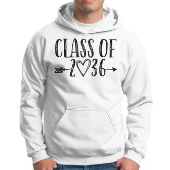 Class Of 2036 Grow With Me Graduation First Day Of School Hoodie - Seseable