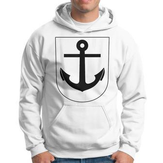 Coat Of Arms Shield Anchor Hoodie | Mazezy