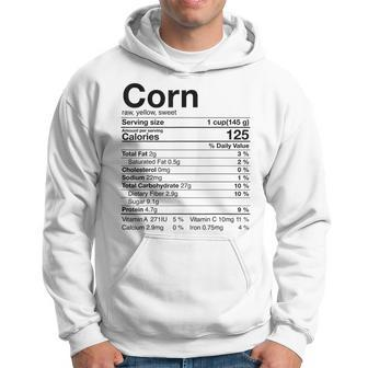 Corn Nutritional Facts Thanksgiving Costume Christmas Hoodie - Monsterry CA