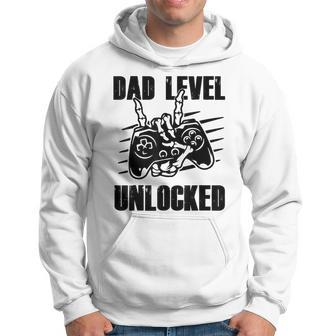 Dad Level Unlocked Funny New Dad Soon To Be Father Gift Hoodie | Mazezy
