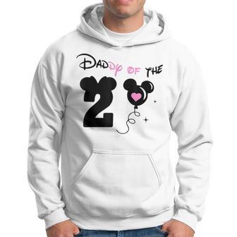 Daddy Of The Twodles 2Nd Birthday Party 2 Years Old Mouse Hoodie - Thegiftio UK