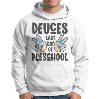 Deuces Prek 2022 | Peace Out Prek Last Day Of Preschool Hoodie | Mazezy UK