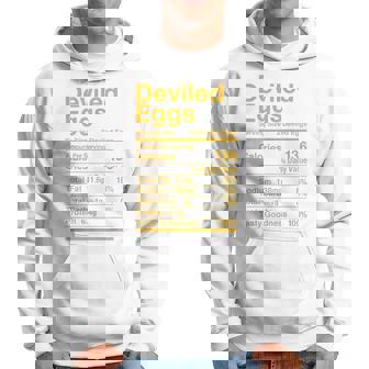 Deviled Egg Nutrition Facts Matching Hoodie | Mazezy