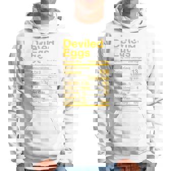 Deviled Eggs Nutrition Facts Keto Thanksgiving Matching Hoodie | Mazezy