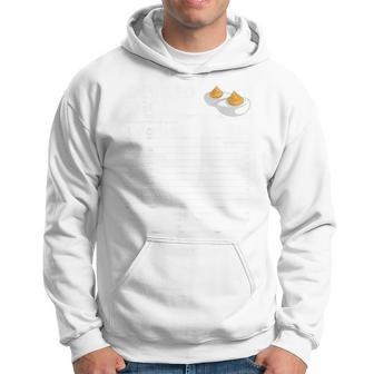 Deviled Eggs Nutritional Facts Thanksgiving X-Mas Food Gift Hoodie | Mazezy