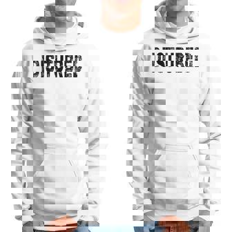 Disturbed Vintage Mood Emotion Black Text Apparel Hoodie - Seseable