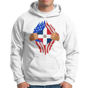 Dominican Blood Inside Me Dominican Republic Flag Hoodie | Mazezy
