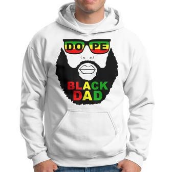 Dope Black Dad Black Fathers Day For Men African American Hoodie | Mazezy