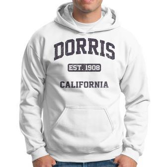 Dorris California Ca Vintage State Athletic Style Hoodie | Mazezy