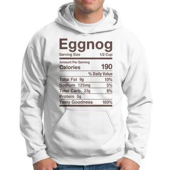 Eggnog Gift Costume Nutrition Facts Matching Gift For Women Hoodie - Thegiftio UK