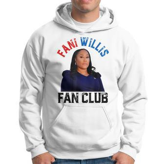 Fani Willis Fan Club Retro Usa Flag American Political Hoodie | Mazezy