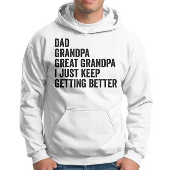 Fathers Day Grandpa From Grandkids Dad Great Grandfather Hoodie | Mazezy