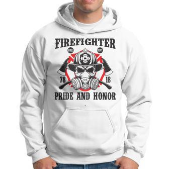 Fire Fighter Pride And Honor Hoodie | Mazezy