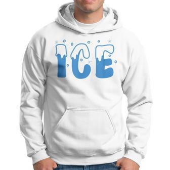 Fire And Ice Last Minute Halloween Matching Couple Costume Hoodie | Mazezy