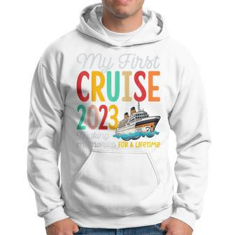 My First Cruise 2023 Vacation Ship Family Travel Squad Hoodie