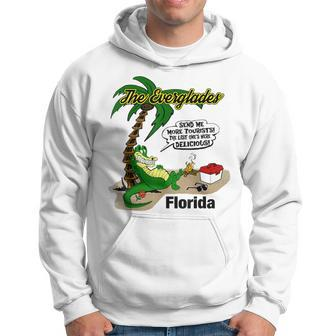 Florida Everglades Send More Tourists Alligator Souvenir Hoodie - Thegiftio UK