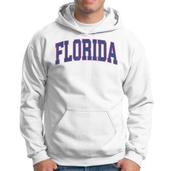 Florida Fl United States Font Hoodie - Seseable