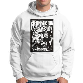 Frankenstein Halloween Horror Comic Vintage Horror Monster Halloween Funny Gifts Hoodie | Mazezy UK