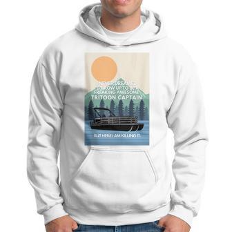 Freaking Awesome Tritoon Captain Hoodie - Thegiftio UK