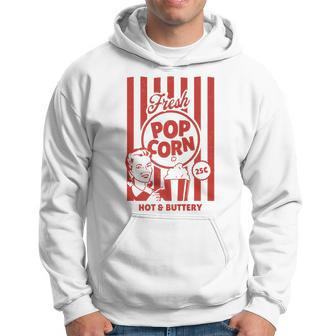 Fresh Popcorn Sign Costume For Halloween Funny Retro Vintage Halloween Funny Gifts Hoodie | Mazezy