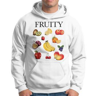 Fruity And Proud Lgbtq Gay Pride Month Funny Fruit Lover  Hoodie