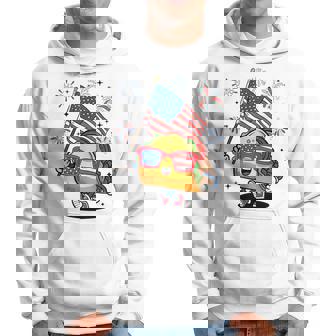 Funny 4Th Of July Taco Sunglasses American Flag Usa Patriot Usa Funny Gifts Hoodie | Mazezy