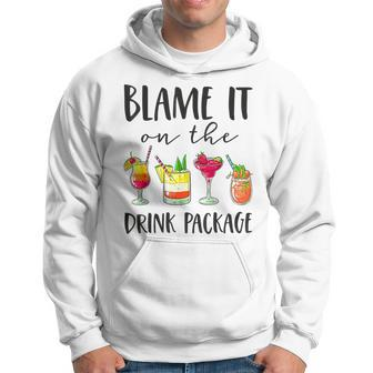 Cruise Blame It On The Drink Package Hoodie - Monsterry