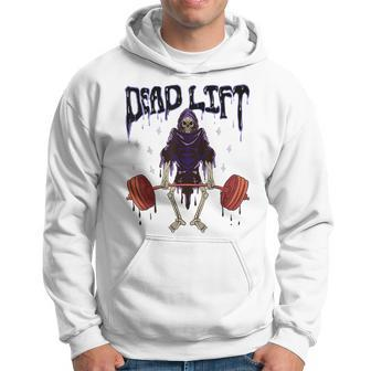 Gym Grim Reaper Deadlift Workout Occult Reaper Hoodie | Mazezy