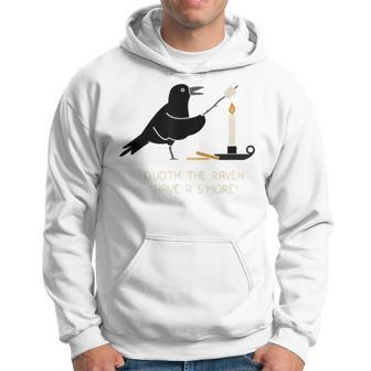 Funny Quoth The Raven Have A Smore Distressed Hoodie | Mazezy