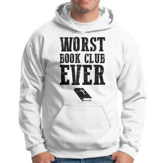 Funny Religion Bible Atheism Worst Book Club Ever Hoodie | Mazezy