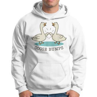 Funny Silly Goose Bumps Pun Fist Bump Goose Farmcore Hoodie | Mazezy