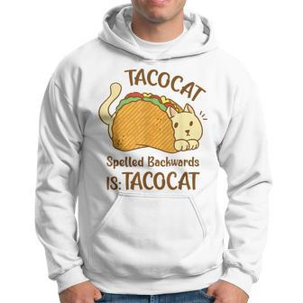 Tacocat Tacocat Spelled Backward Is Tacocat Hoodie - Seseable