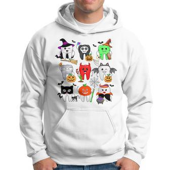 Funny Th Halloween Dental Assistant Spooky Dentist Hoodie | Mazezy UK
