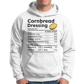 Thanksgiving Christmas Cornbread Dressing Nutrition Hoodie | Mazezy