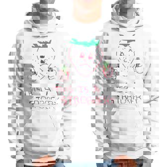 Funny This Is A Strobbery Meme Strawberry With A Gun Pun Hoodie | Seseable CA