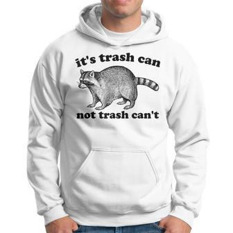 Funny Vintage Trash Can Not Cant Raccoon Garbage Hoodie | Mazezy