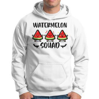 Funny Watermelon Squad Fruit For Kids And Watermelon Lover Hoodie - Seseable